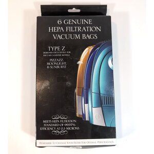 Genuine Type Z Hepa Filtration Vacuum Bags For Sunburst Moonlight Pizzaz Models